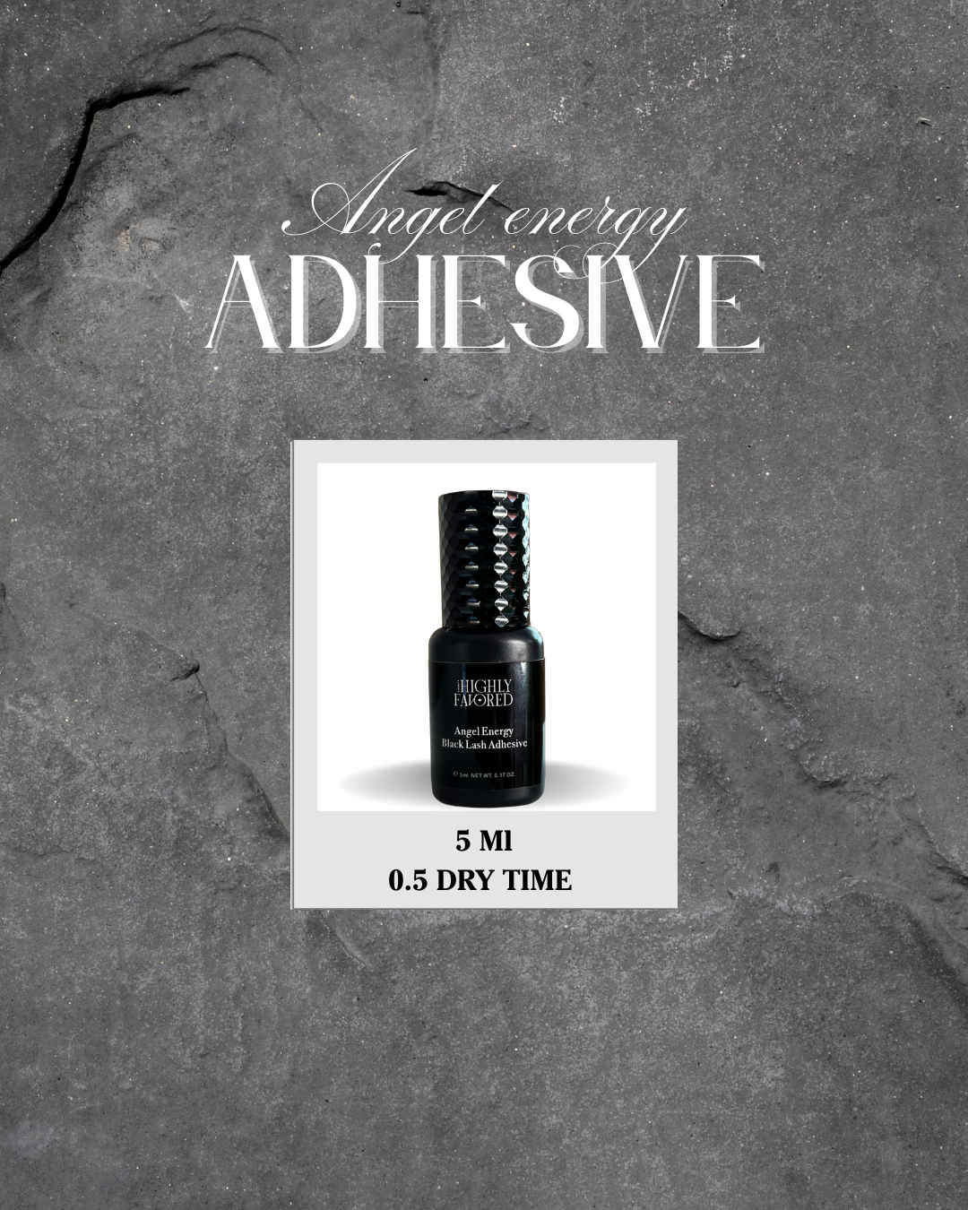 Angel Energy Black Adhesive 2mL, 5mL